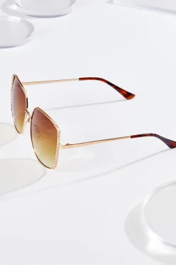 Cato Side Embellished Square Sunglasses> Sunglasses
