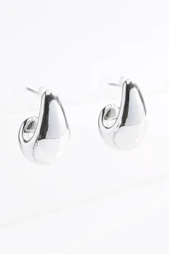 Cato Silver Bubble Hoop Earrings> Earrings