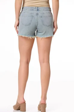 Cato Silver Stud Denim Shorts> Shorts|Jeans
