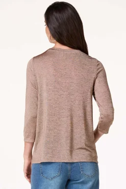 Cato Sleek Stud Cross Top> Tops