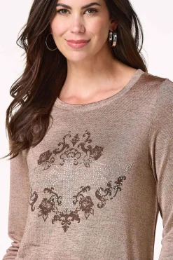 Cato Sleek Stud Cross Top><noscript><img width=