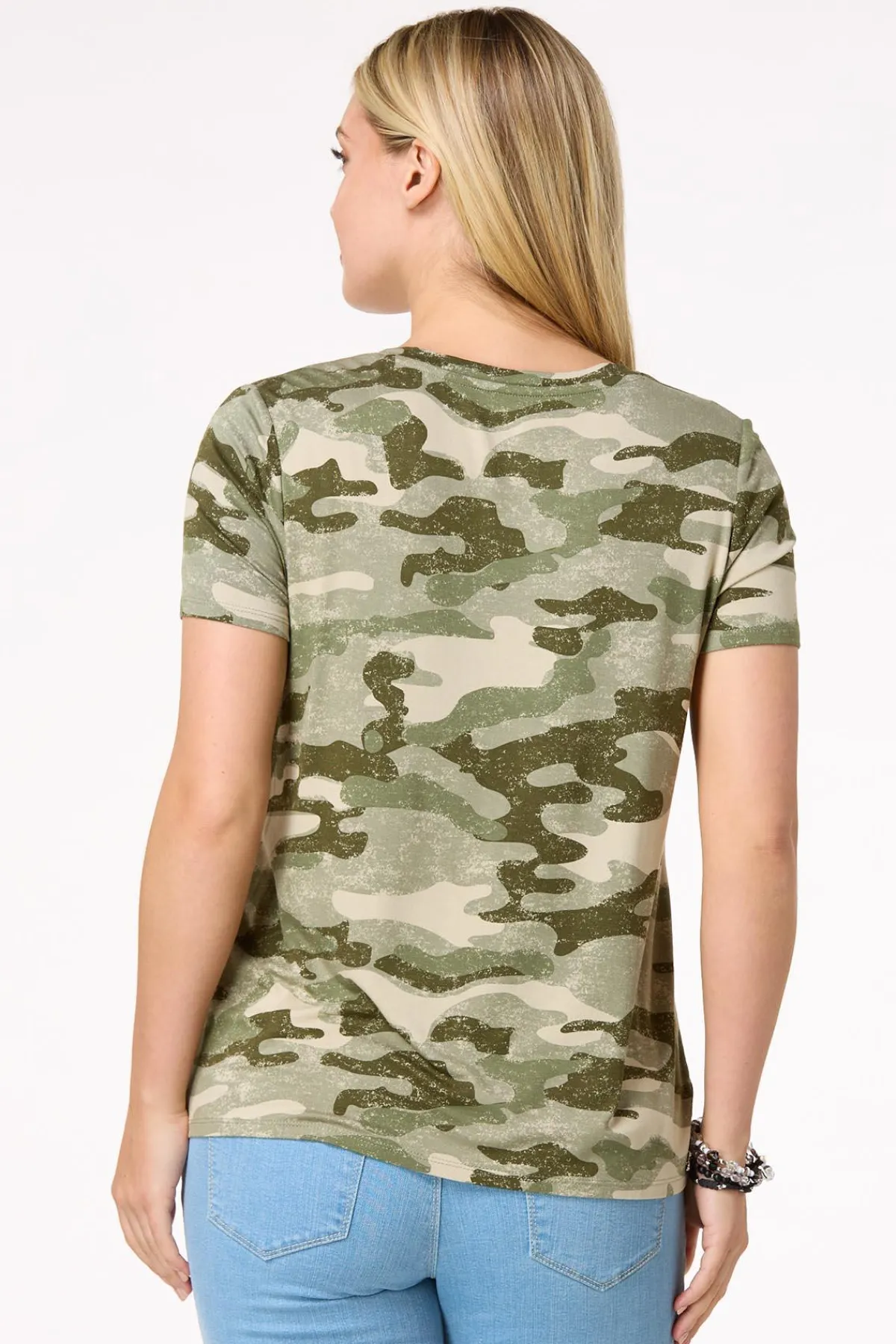 Cato Small Town Girl Camo Tee> Tops