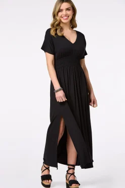 Cato Smocked Waist Maxi Dress> Dresses