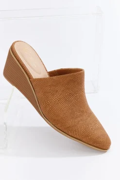 Cato Snakeskin Wedge Mules> Heels