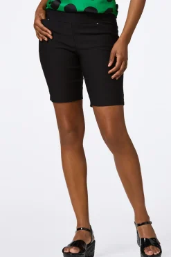 Cato Soft Bengaline Bermuda Shorts><noscript><img width=