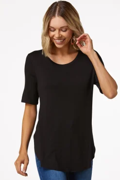Cato Soft Solid Tee> Tops