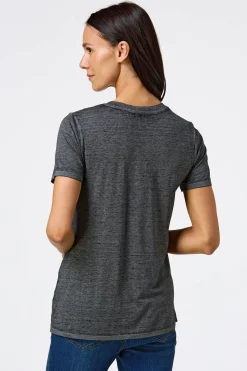 Cato Solid Burnwash Tee> Tops