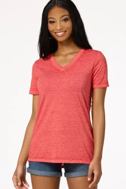 Cato Solid Burnwash Tee><noscript><img width=