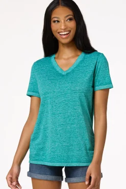 Cato Solid Burnwash Tee><noscript><img width=