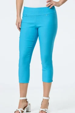 Cato Solid Cropped Bengaline Pants> Pants