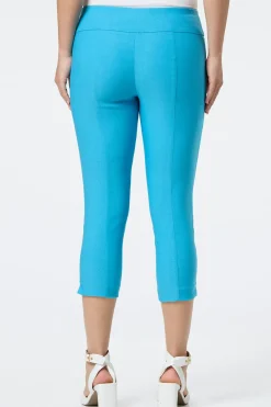 Cato Solid Cropped Bengaline Pants> Pants