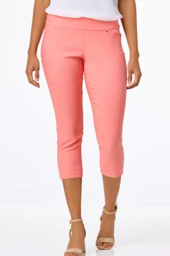 Cato Solid Cropped Bengaline Pants><noscript><img width=