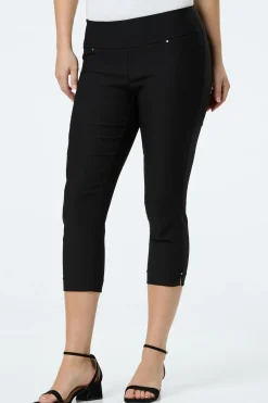 Cato Solid Cropped Bengaline Pants><noscript><img width=