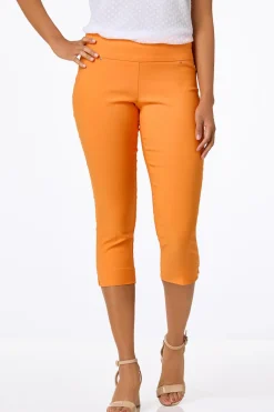 Cato Solid Cropped Bengaline Pants><noscript><img width=