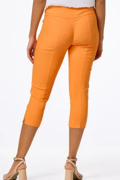 Cato Solid Cropped Bengaline Pants><noscript><img width=