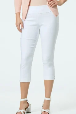 Cato Solid Cropped Bengaline Pants><noscript><img width=