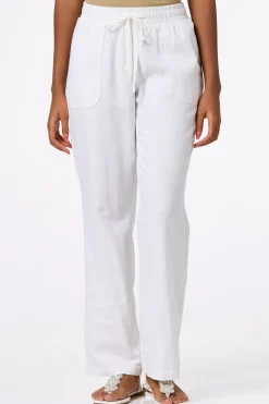 Cato Solid Linen Beach Pants><noscript><img width=