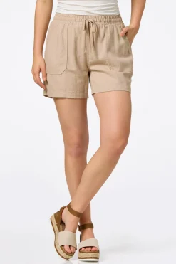 Cato Solid Linen Beach Shorts> Shorts