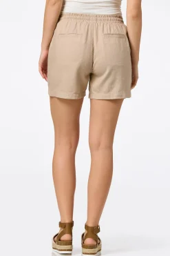 Cato Solid Linen Beach Shorts> Shorts