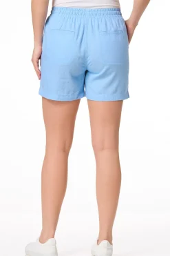 Cato Solid Linen Beach Shorts><noscript><img width=