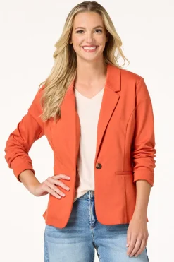 Cato Solid Ponte Blazer><noscript><img width=