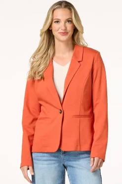 Cato Solid Ponte Blazer><noscript><img width=