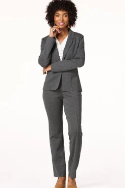 Cato Solid Ponte Blazer><noscript><img width=