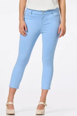 Cato Solid Ponte Skinny Cropped Pants><noscript><img width=