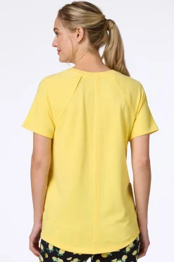 Cato Solid Seamed Athleisure Top> Athleisure|Tops