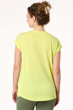 Cato Solid Tie Hem Tee> Athleisure|Tops