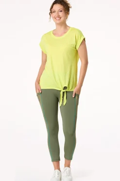 Cato Solid Tie Hem Tee><noscript><img width=
