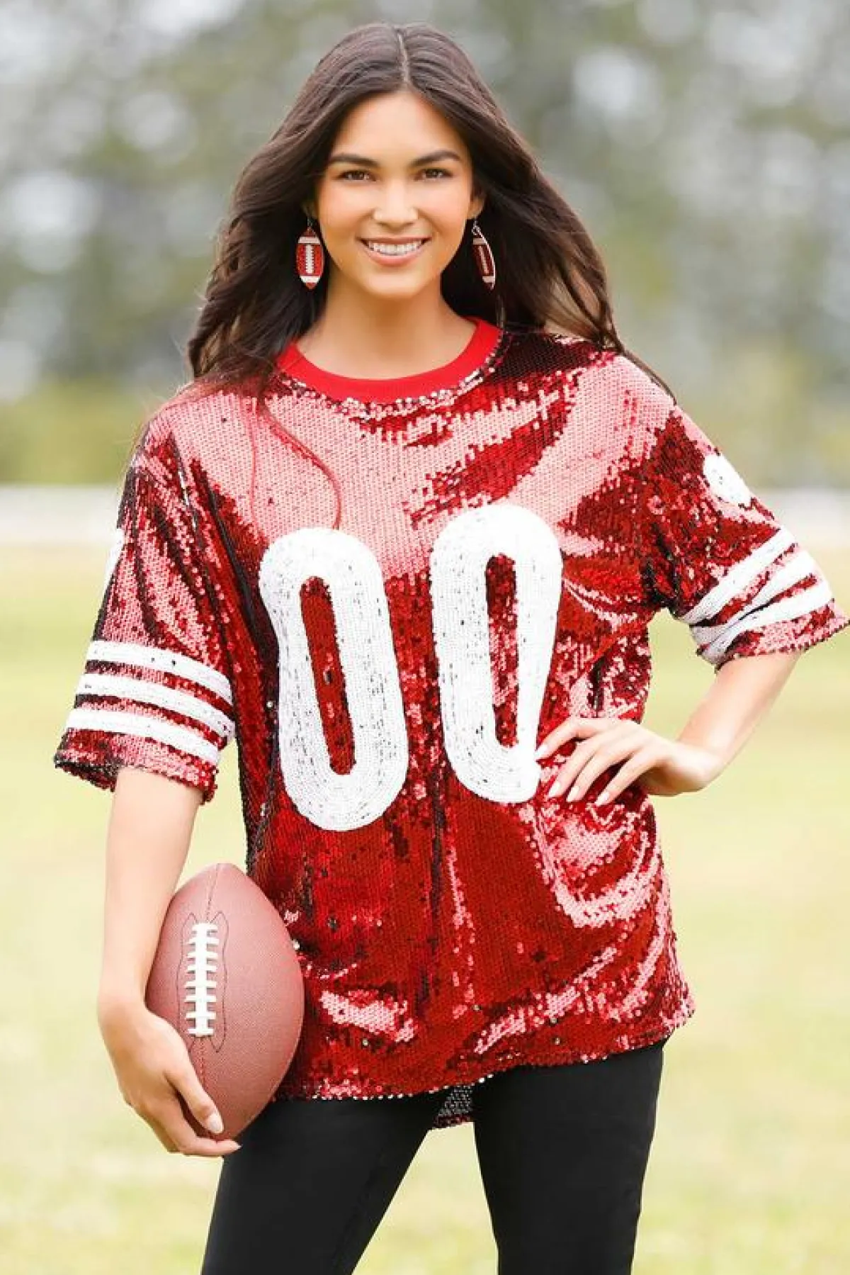 Cato Sporty Sequin Top> Tops