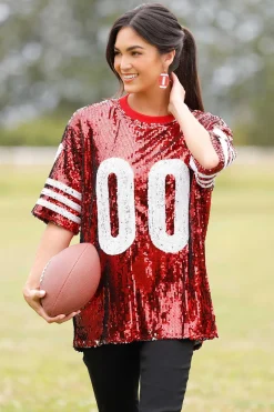 Cato Sporty Sequin Top><noscript><img width=
