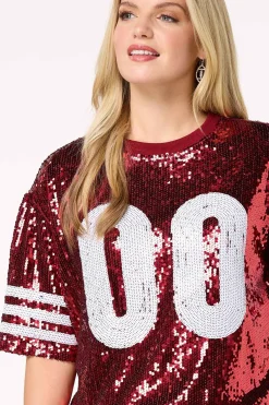 Cato Sporty Sequin Top><noscript><img width=