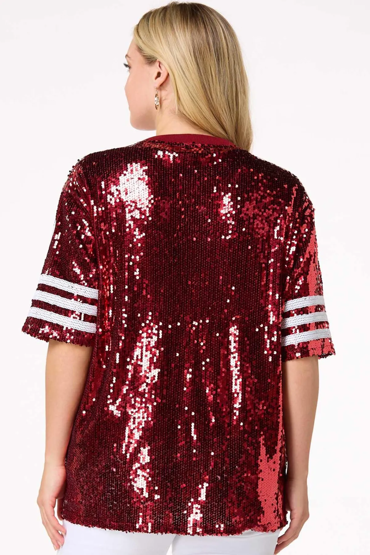 Cato Sporty Sequin Top> Tops