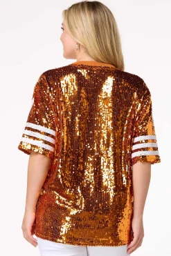 Cato Sporty Sequin Top><noscript><img width=