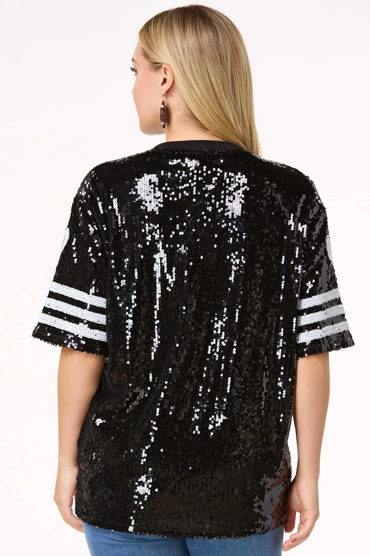 Cato Sporty Sequin Top> Tops