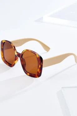 Cato Square Tort Oversized Sunglasses> Sunglasses
