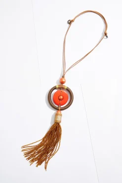 Cato Statement Tassel Cord Necklace> Necklaces
