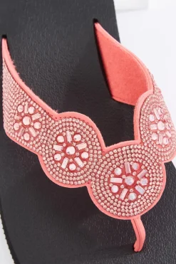 Cato Stone Medallion Flip Flops><noscript><img width=