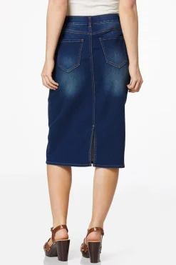 Cato Stretchy Denim Skirt> Skirts|Jeans