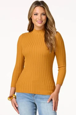 Cato Stretchy Ribbed Sweater> Sweaters