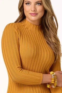 Cato Stretchy Ribbed Sweater><noscript><img width=