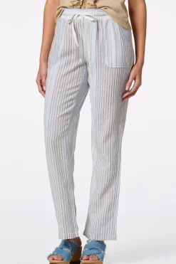 Cato Stripe Linen Beach Pants> Pants