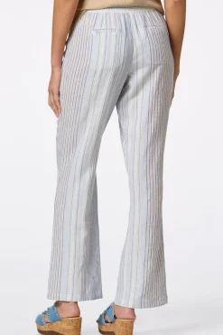 Cato Stripe Linen Beach Pants> Pants