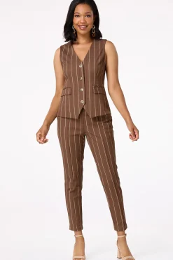 Cato Stripe Pants><noscript><img width=