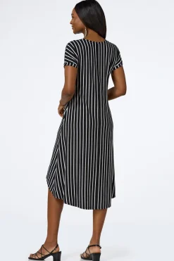 Cato Stripe Side Pocket Dress> Dresses