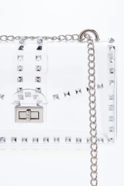 Cato Stud Lucite Crossbody> Handbags