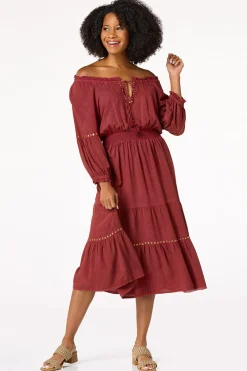 Cato Stud Trim Dress> Dresses