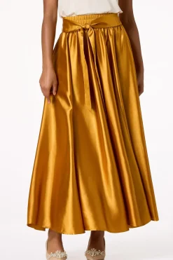 Cato Sweeping Satin Maxi Skirt> Skirts